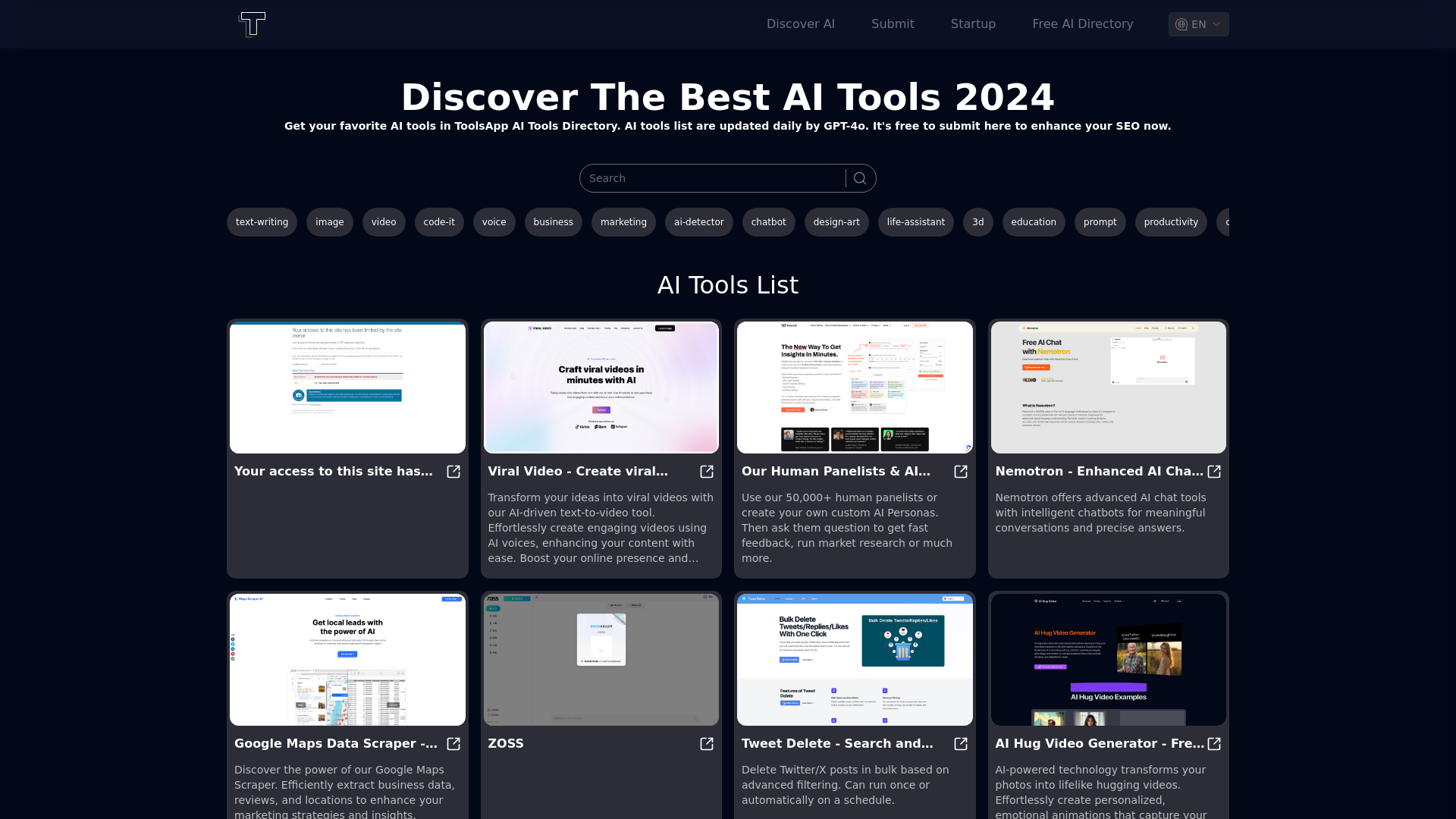 image of ToolsApp AI Directory