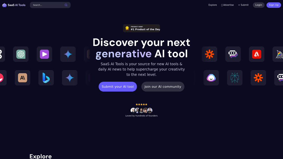 SaaS AI Tools screenshot