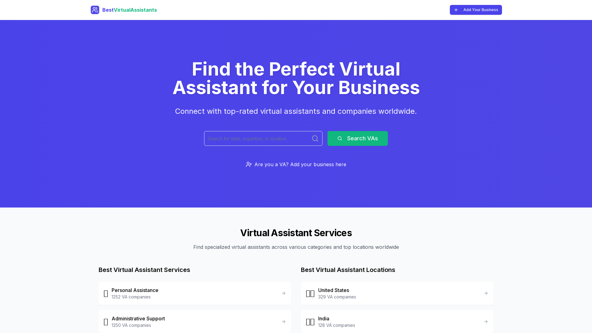 Find the best virtual assistants for your business