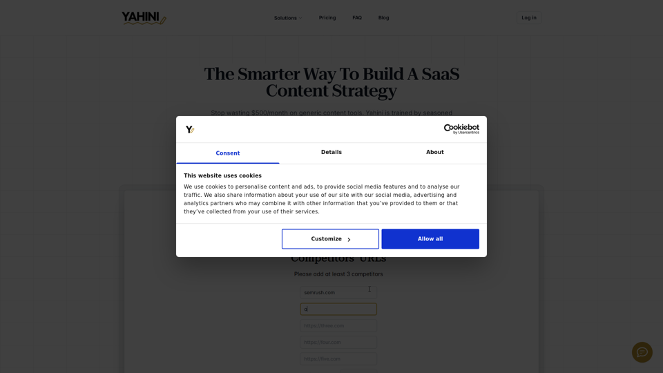 Yahini - The Smarter Way To Build A SaaS Content Strategy