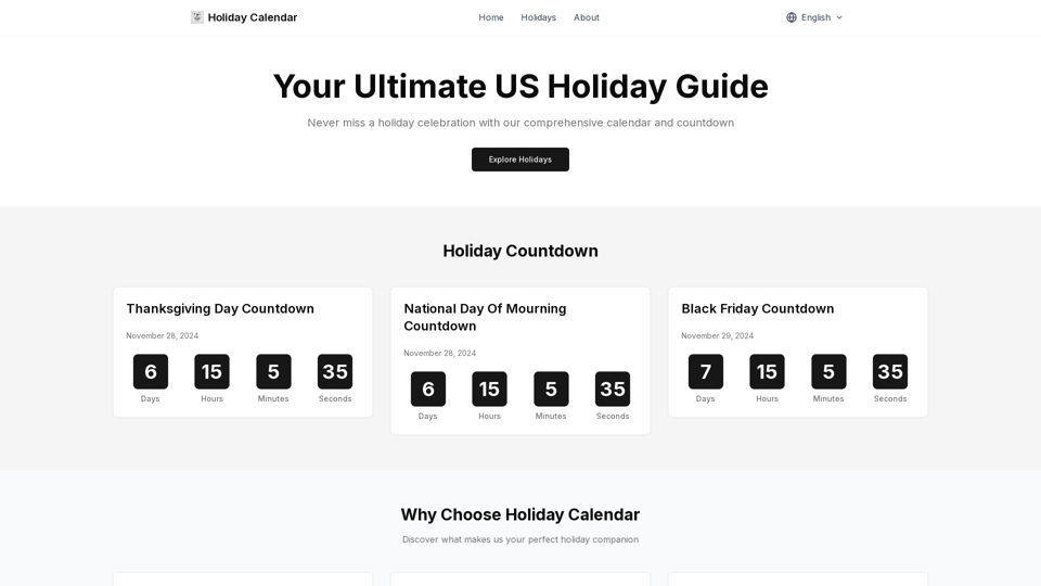 Holidays in US - Countdown, Source, Event Ceremony, Taboos