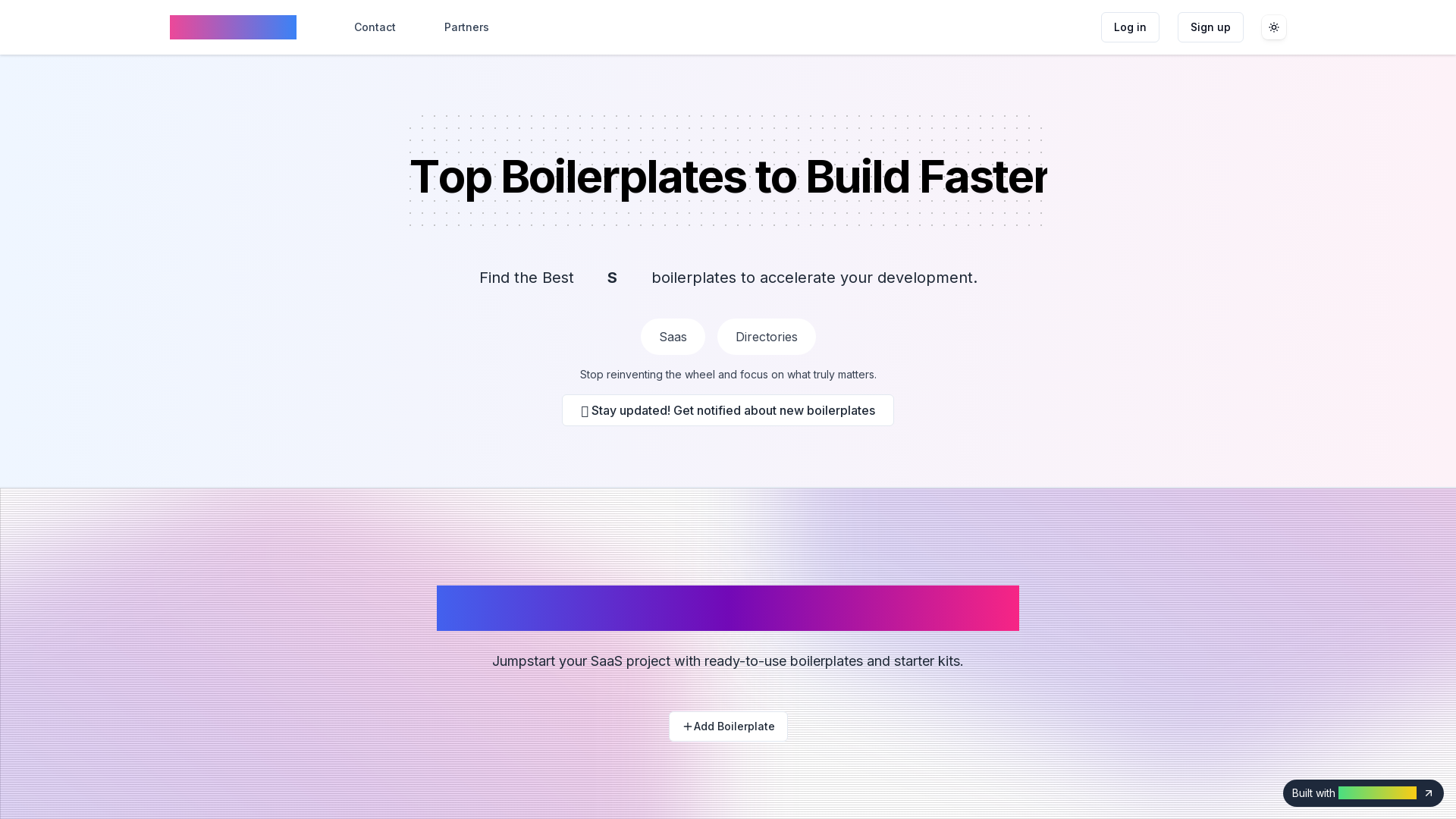 topBoilerplate : The Best Boilerplates to Build Faster