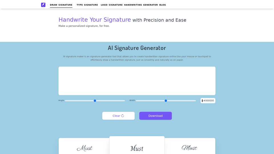 AI Signature Maker  - signmaker