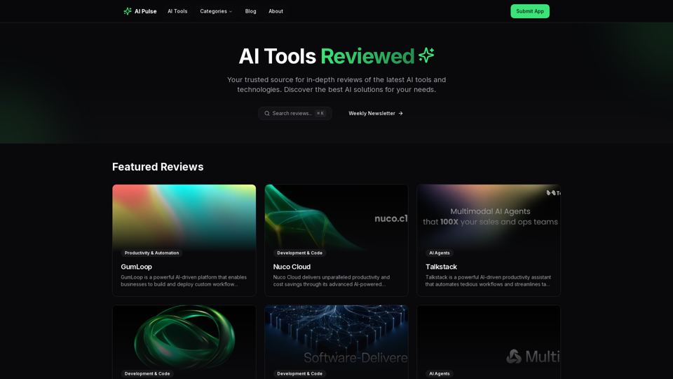 AI Tools Reviewed - AI Pulse