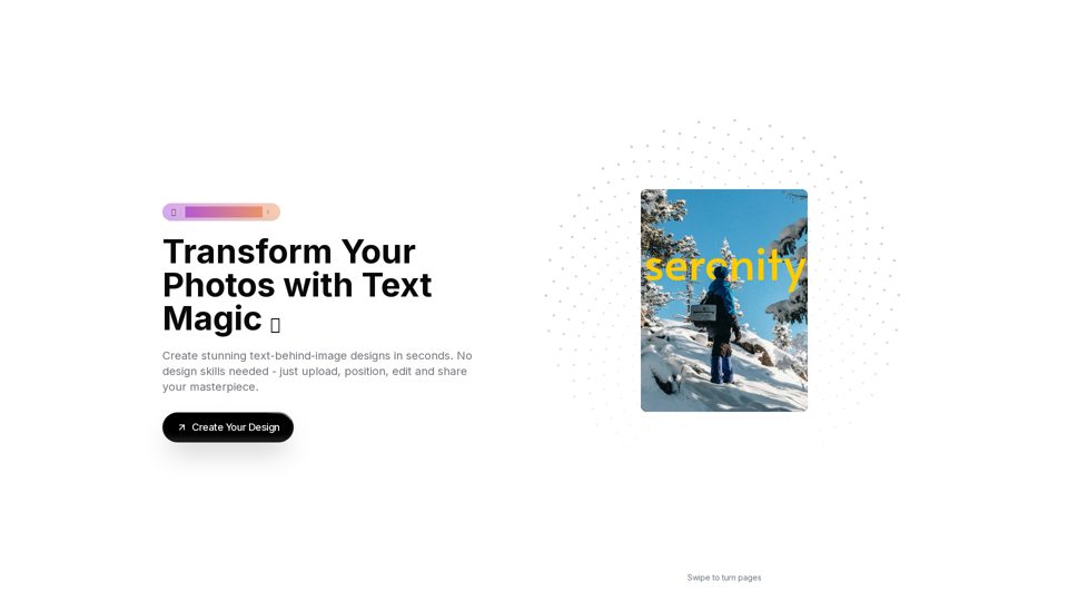 MagicText - Create Text Behind Image Effects Online | Free Design Tool