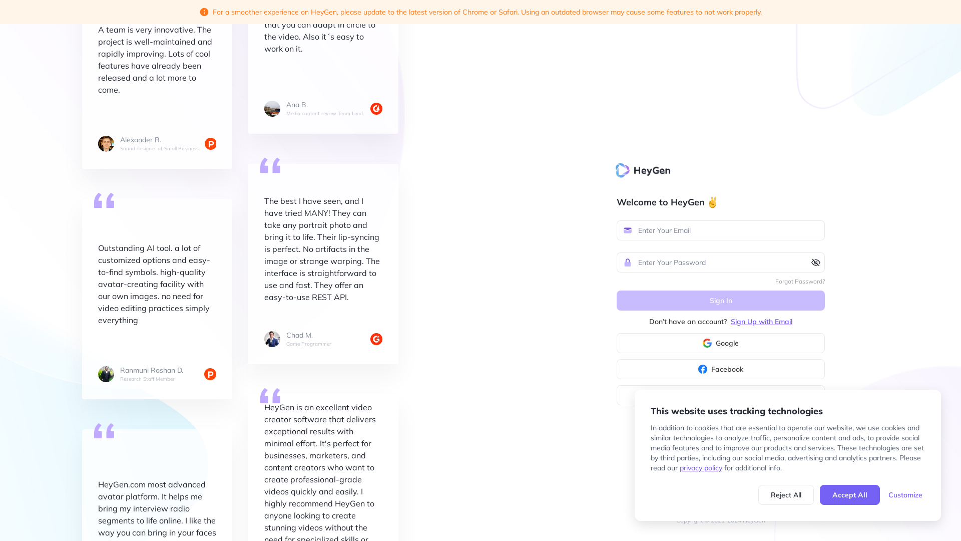 HeyGen screenshot