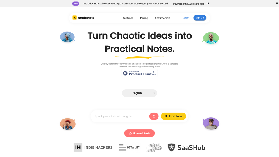 Audio Note screenshot