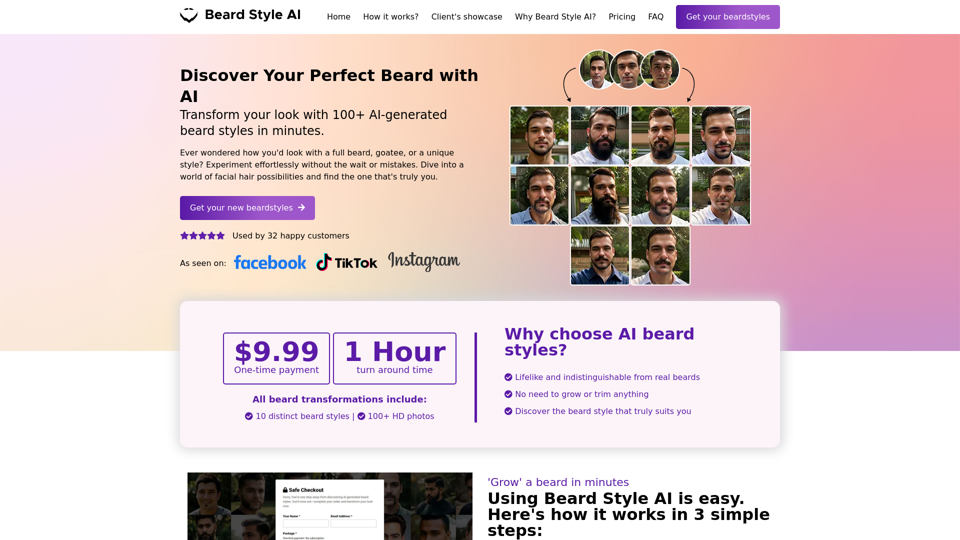 Beard Style AI screenshot