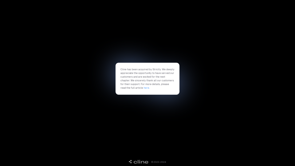 Cline screenshot