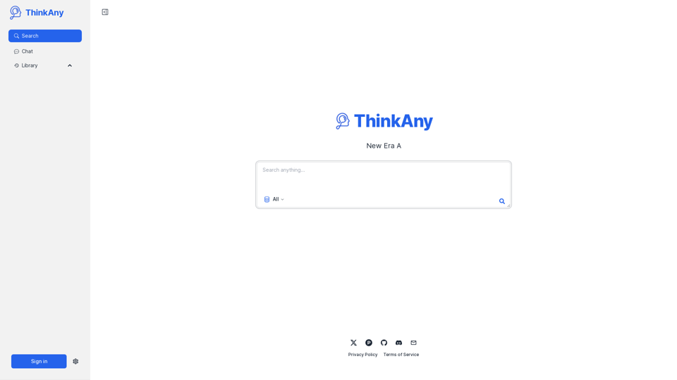ThinkAny screenshot