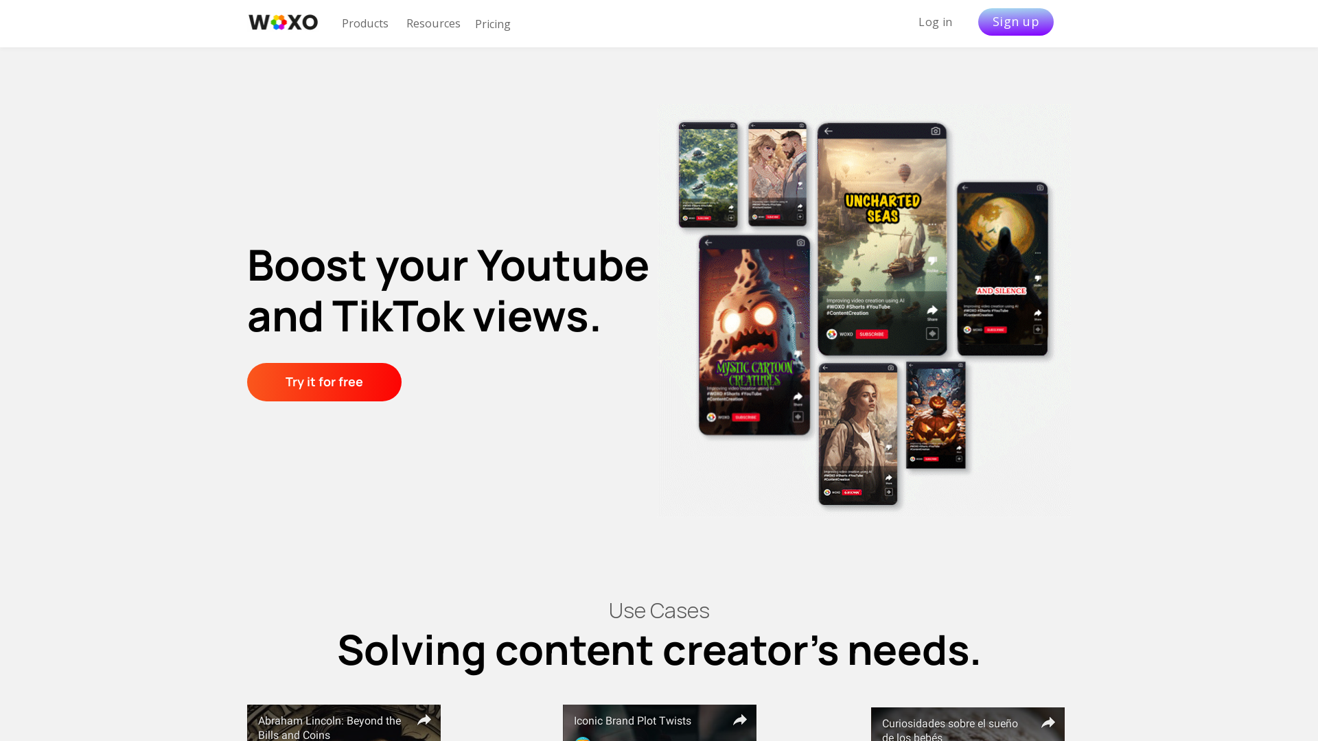 WOXO screenshot