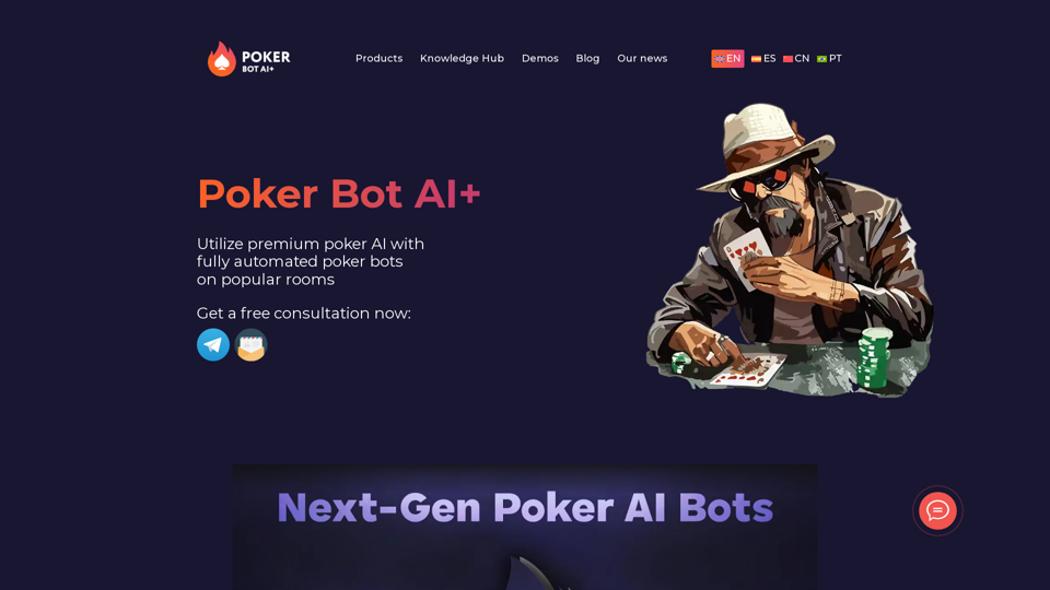 Poker Bot AI+: Artificial Intelligence Poker Solutions for Earning 🔥