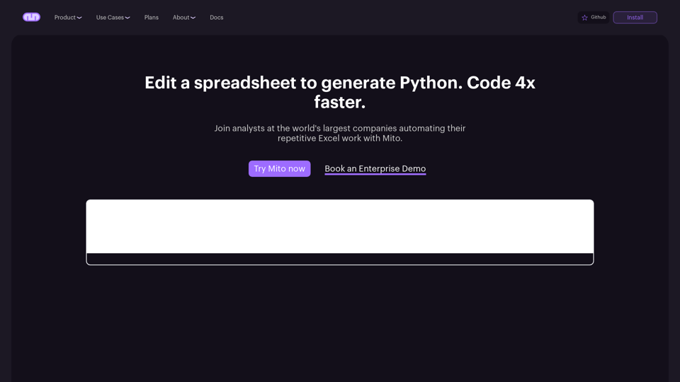 Best Python Spreadsheet Automation & Code Generation | Mito