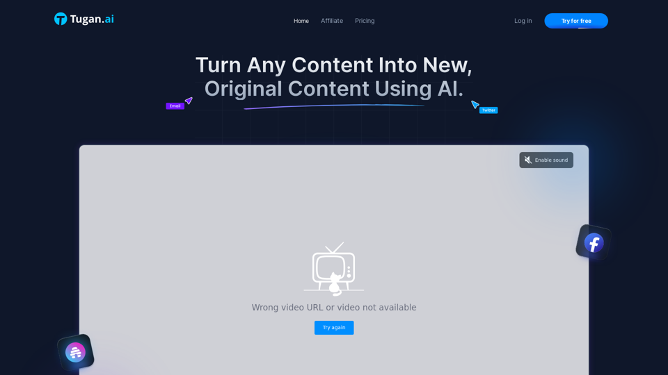 Tugan.ai - Say Goodbye To Your Copywriter And Ghostwriter