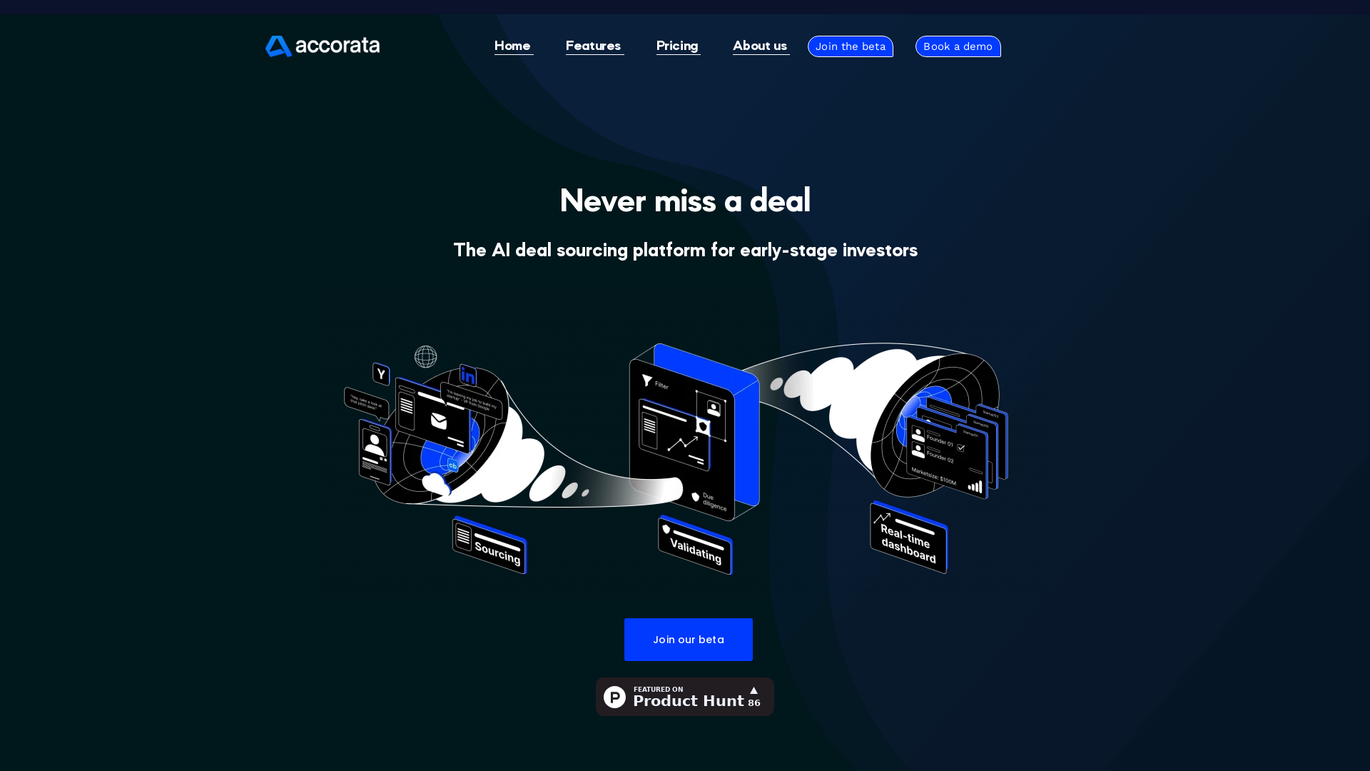The AI deal sourcing platform for early