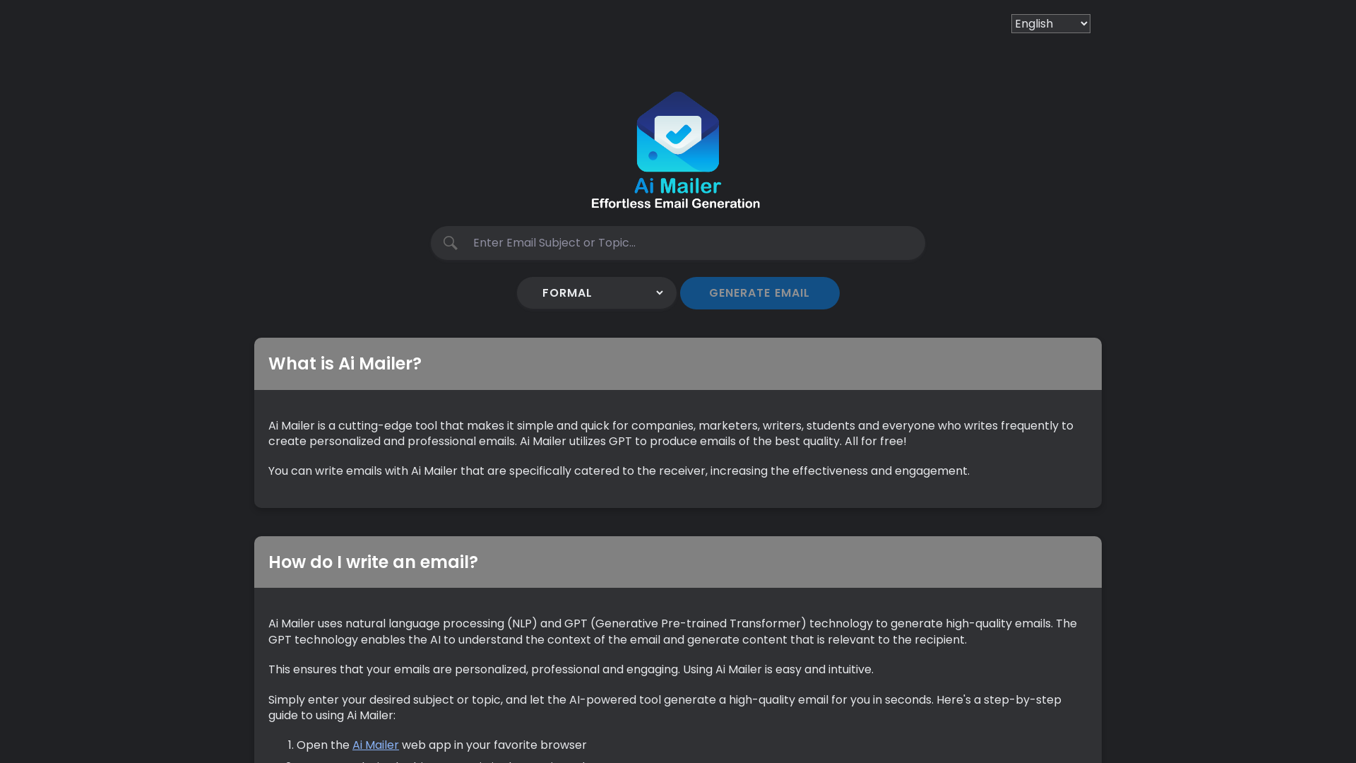 Ai Mailer