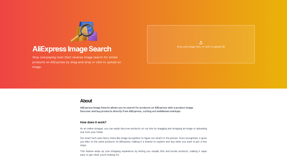 AliExpress Image Search | Search by Image | Find Best Deals by Photo