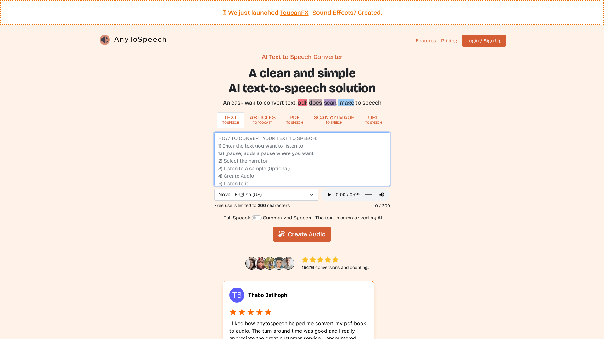 AI Text to Speech Online Converter with Realistic Voices
