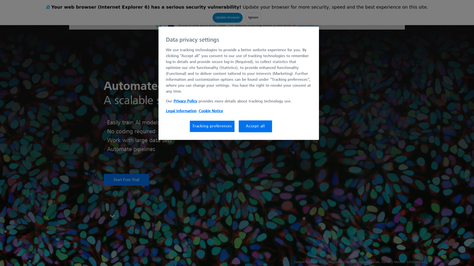 arivis Cloud - automated image analysis