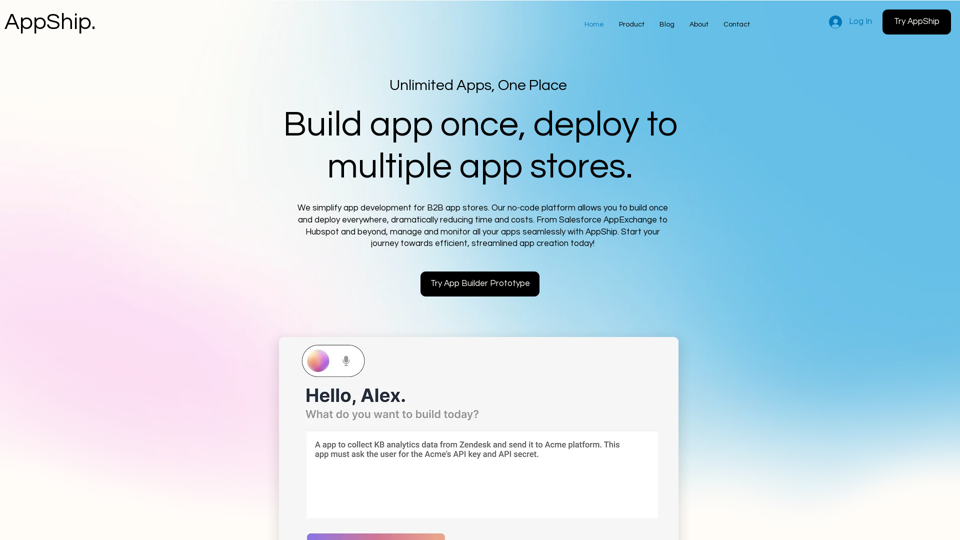 AppShip: Build Apps for SaaS AppStores | Build Salesforce AppExchange Applications