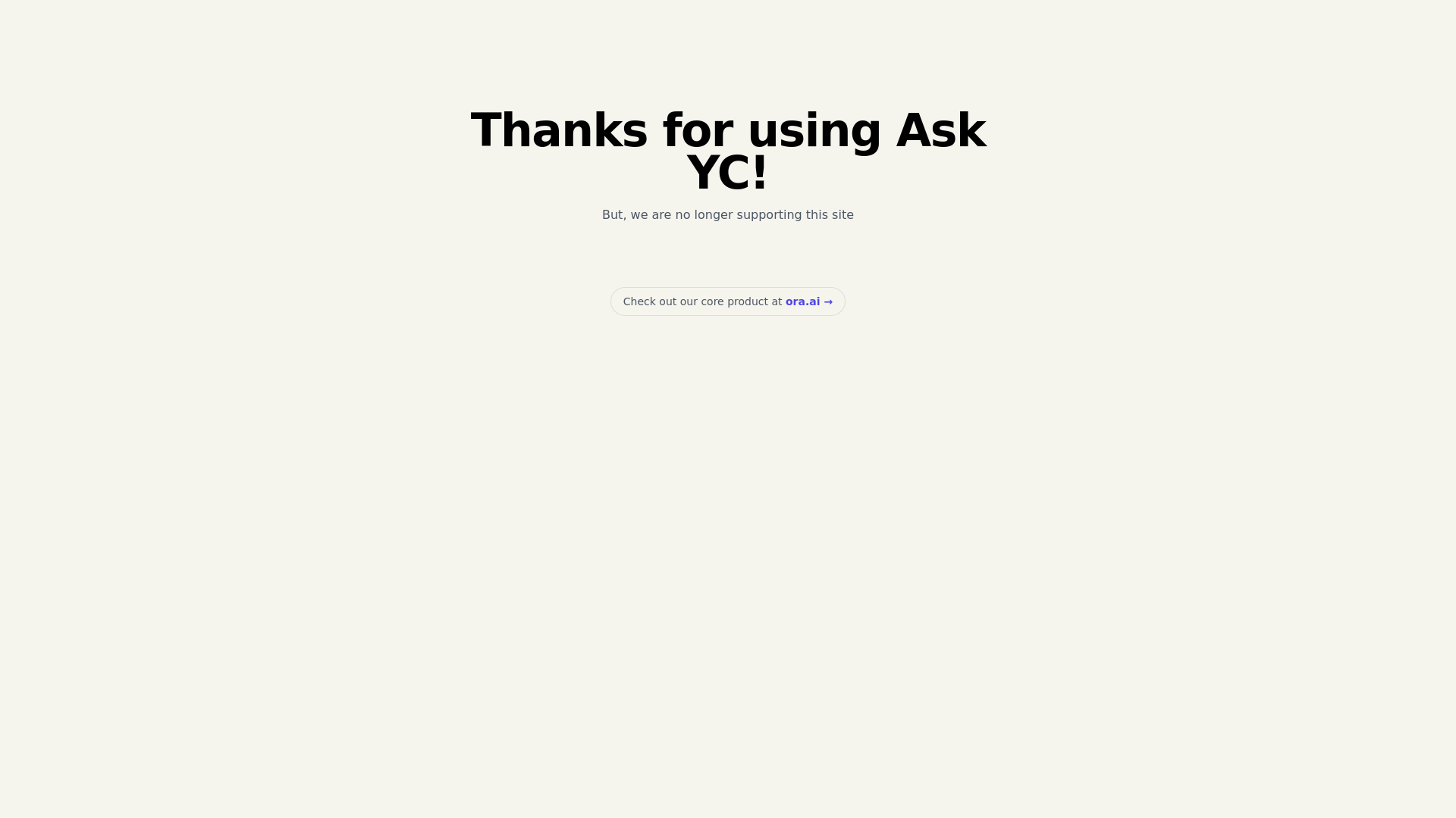 Ask YC