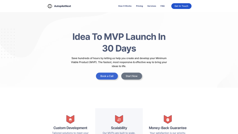 AutopilotNext - Idea To MVP In 30 Days