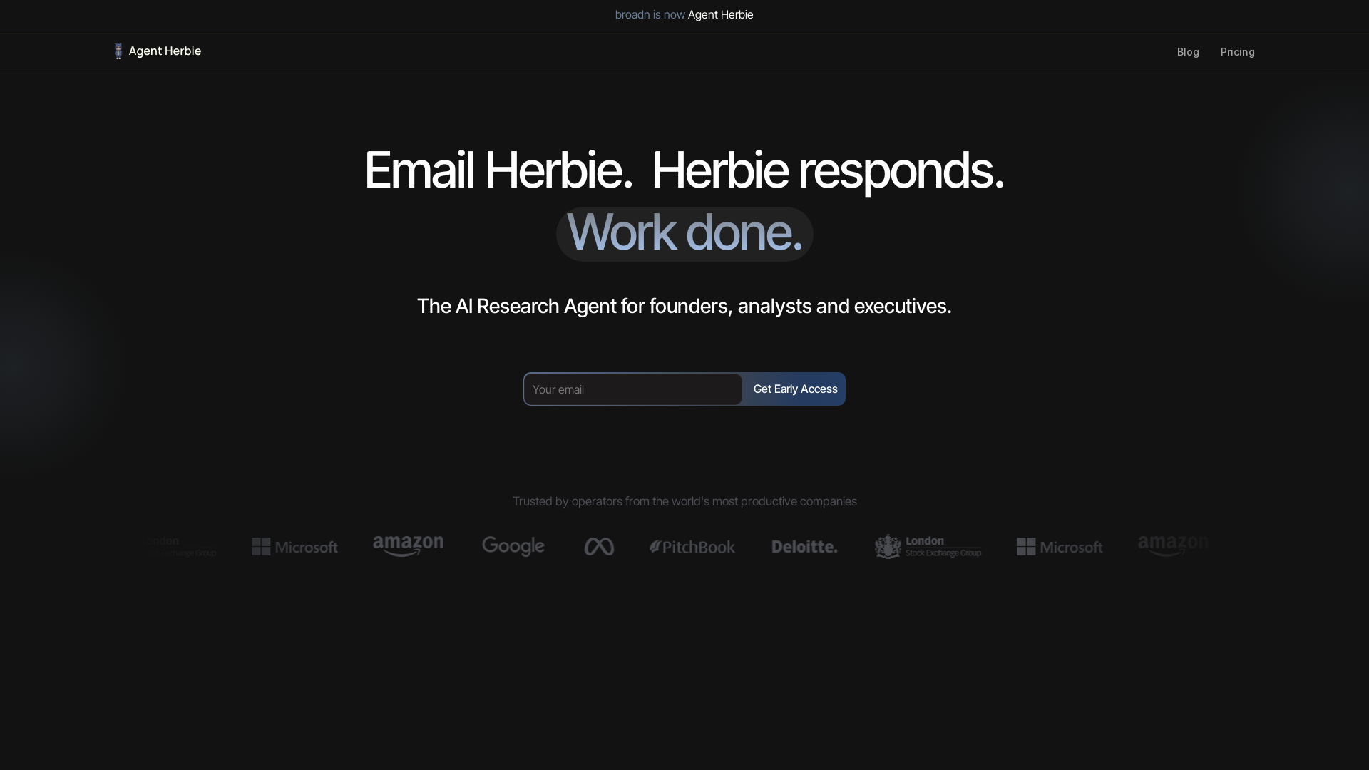 Agent Herbie