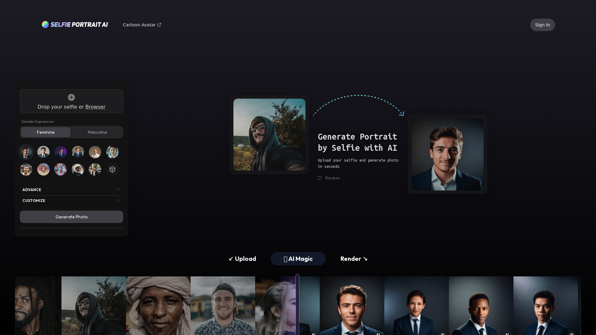 Business Headshot Portrait AI