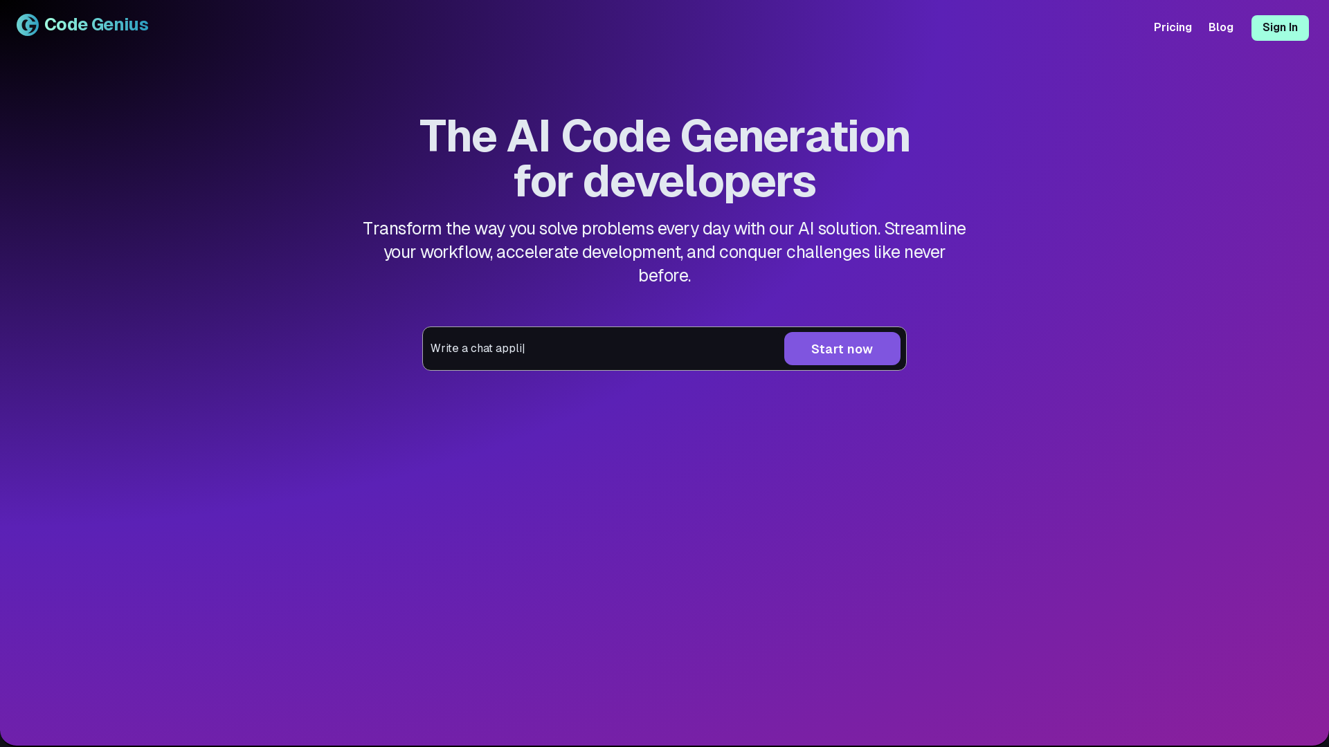 Code Genius