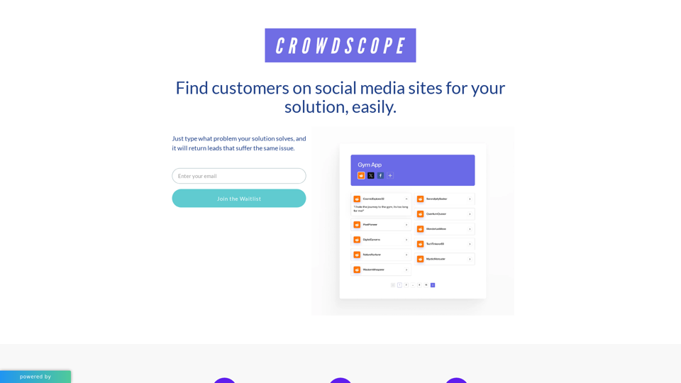 Crowdscope Waitlist