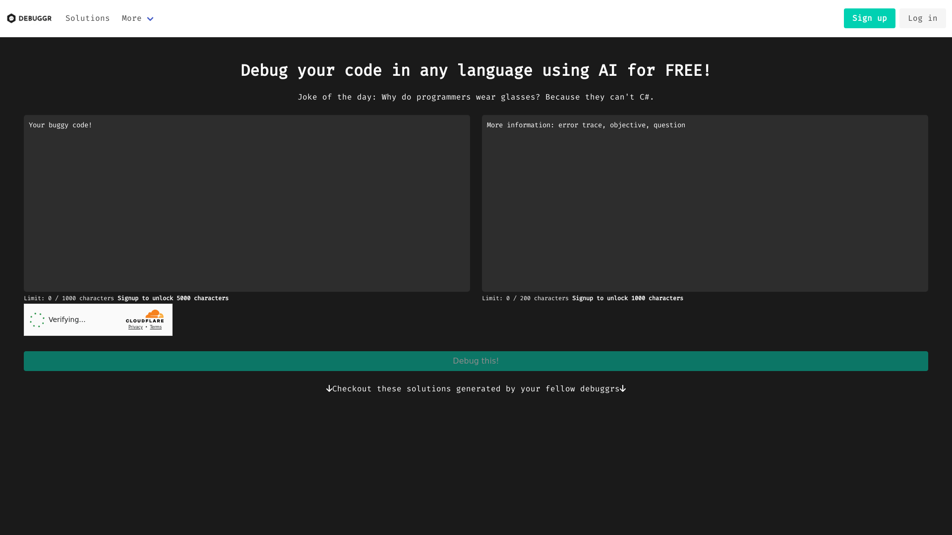 DEBUG NOW!