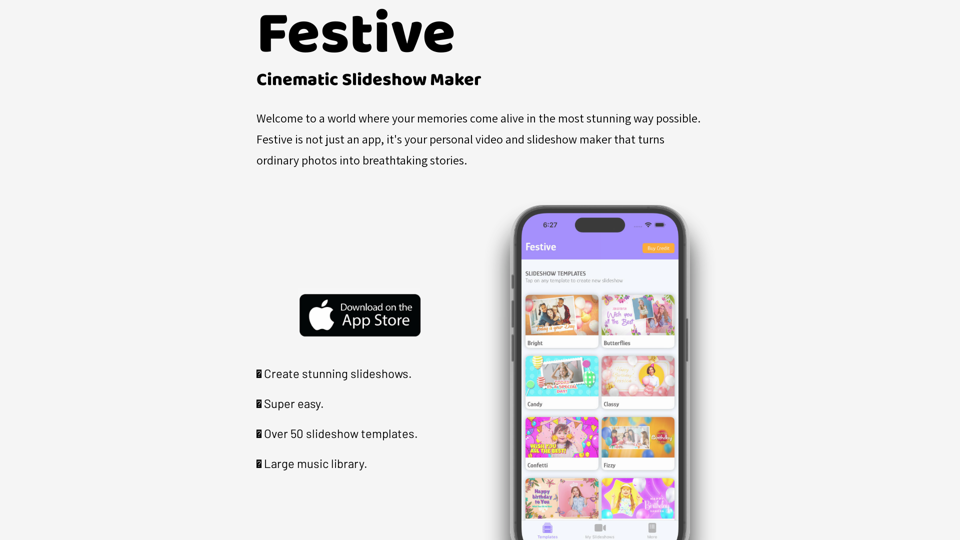 Festive Slideshow Maker