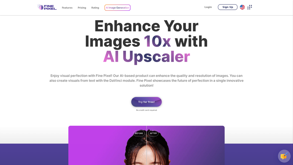 Fine Pixel | AI Image Upscaler & Image Generator