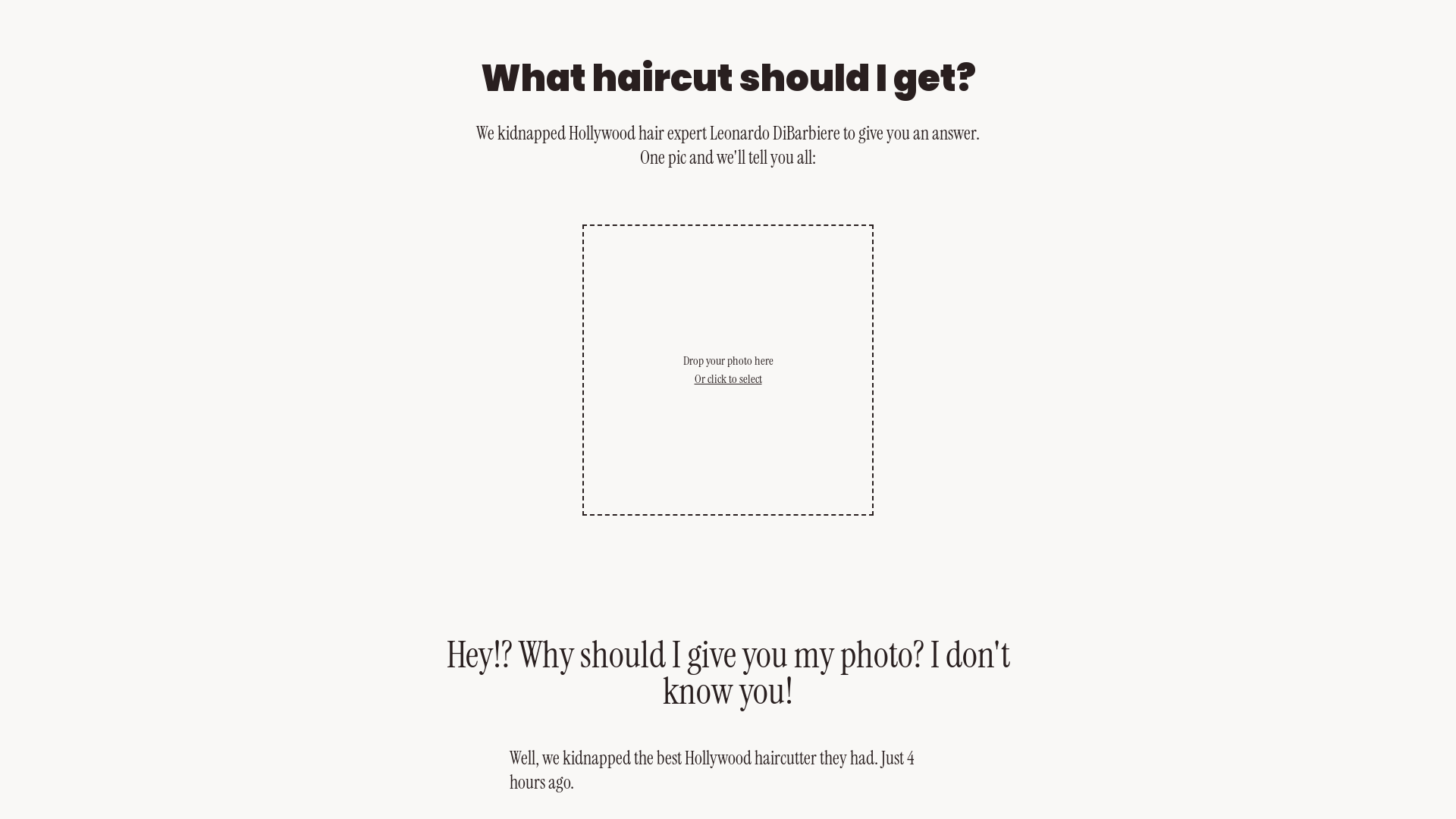 Haircut and style recommendations