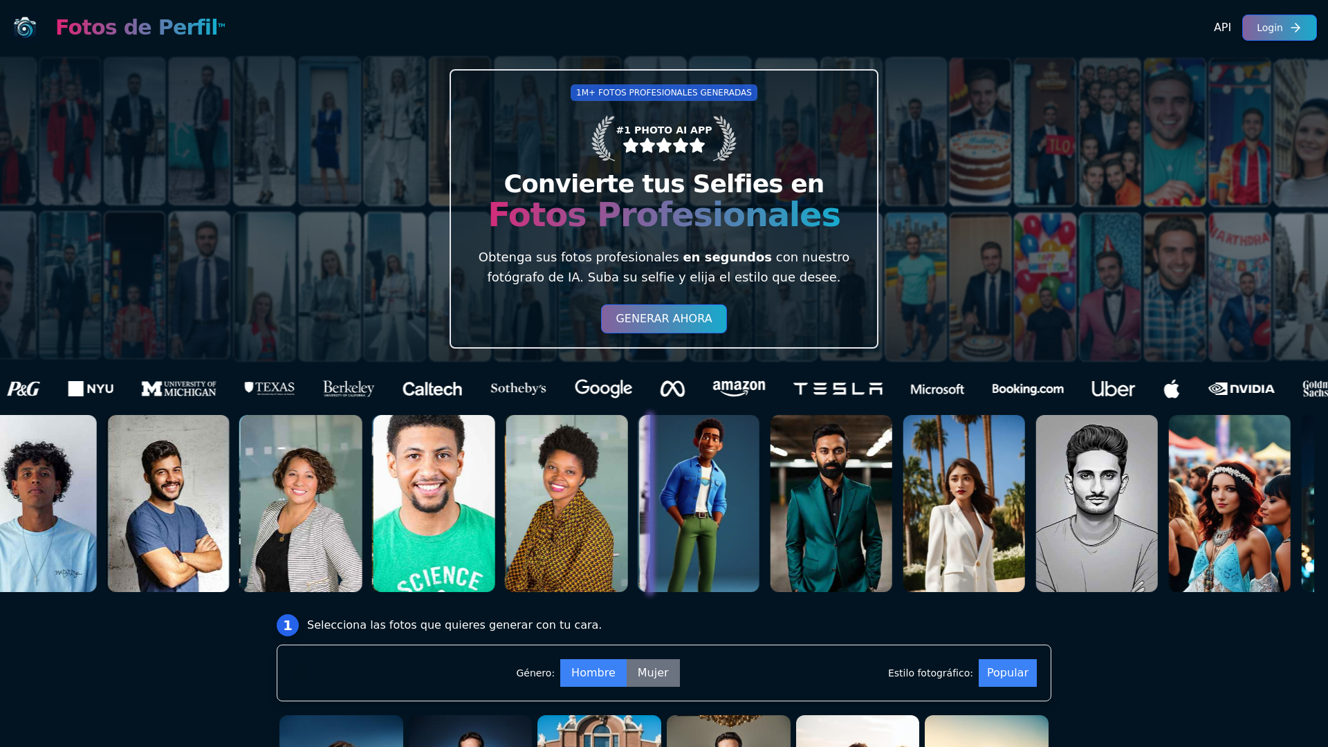 Fotos de Perfil Profesionales con sólo un SELFIE