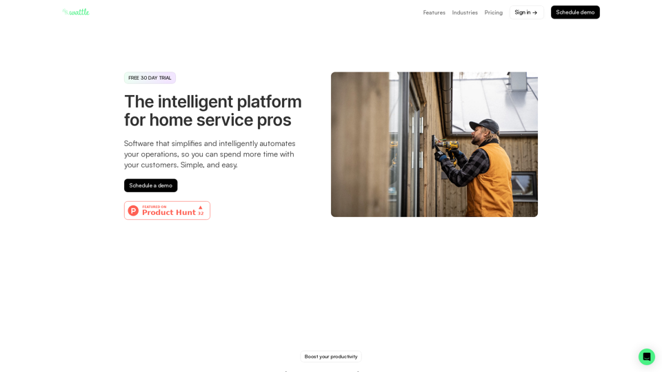 Wattle | The modern business platform for home service pros.