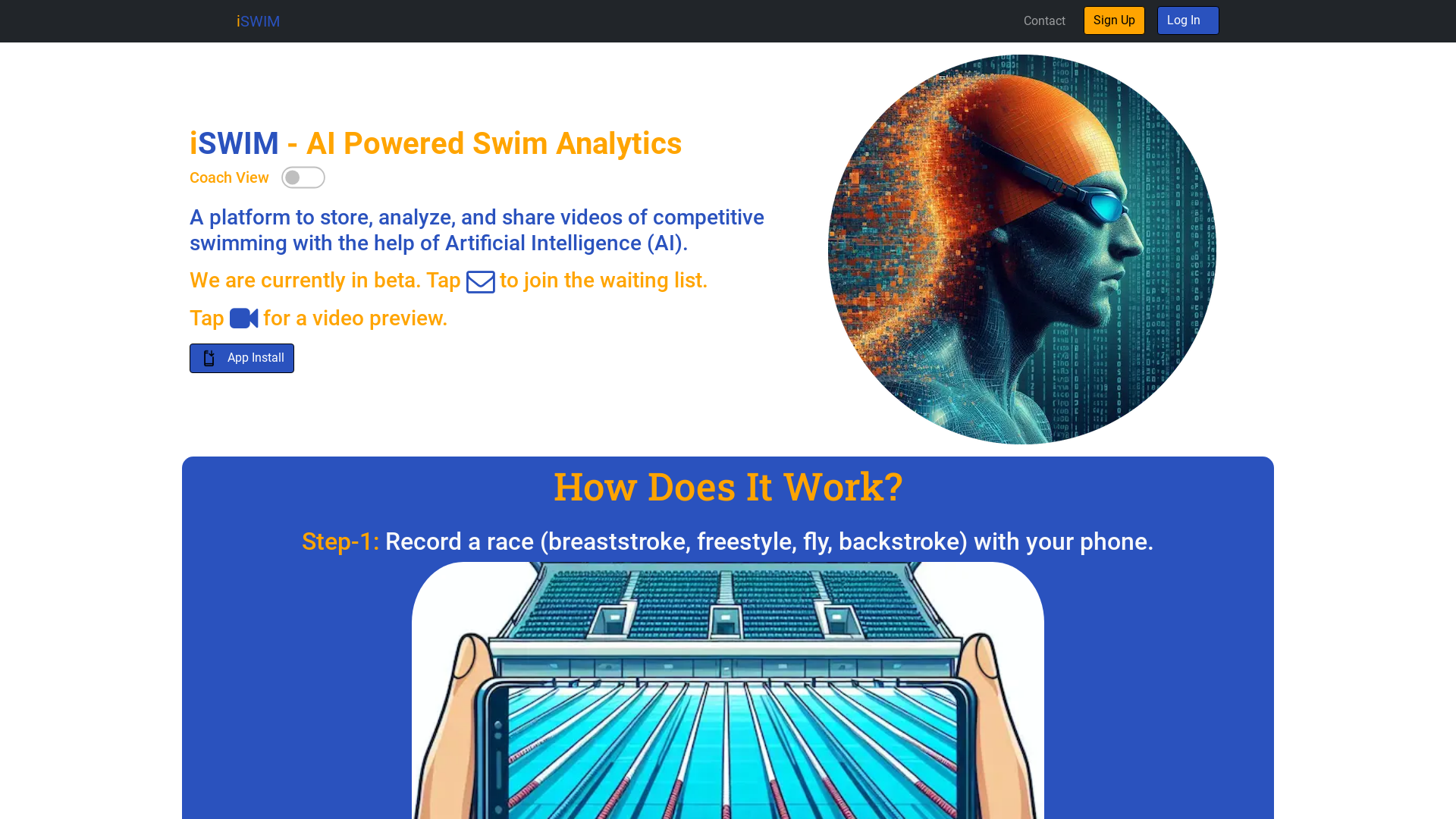 Swimming Video Analysis AI