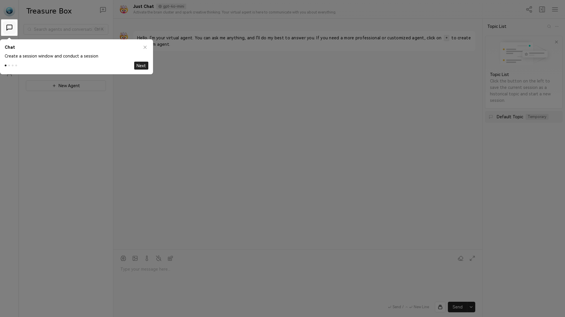Just Chat · Treasure Box