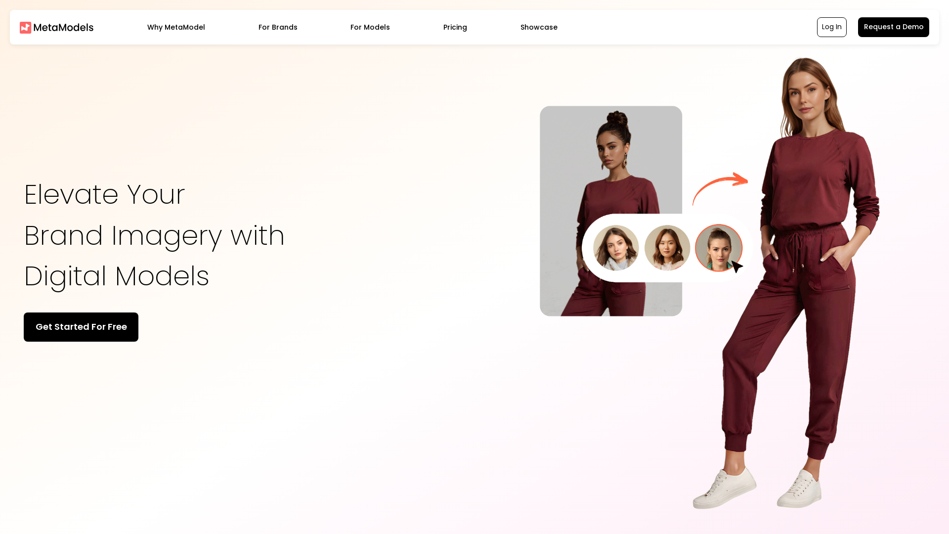 AI generated models for fashion catalogue