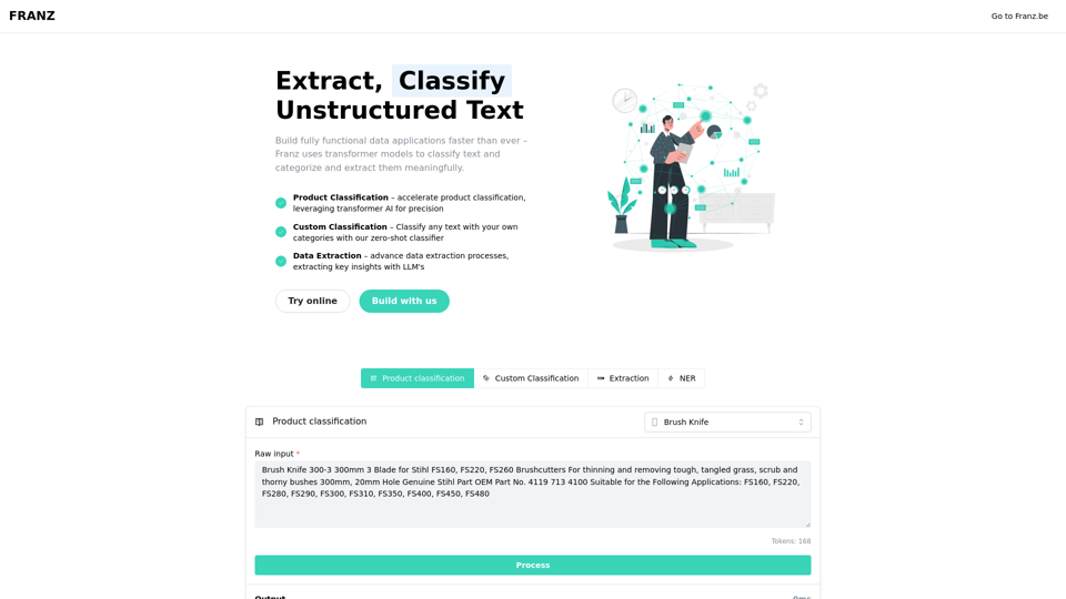 Franz Classification Playground