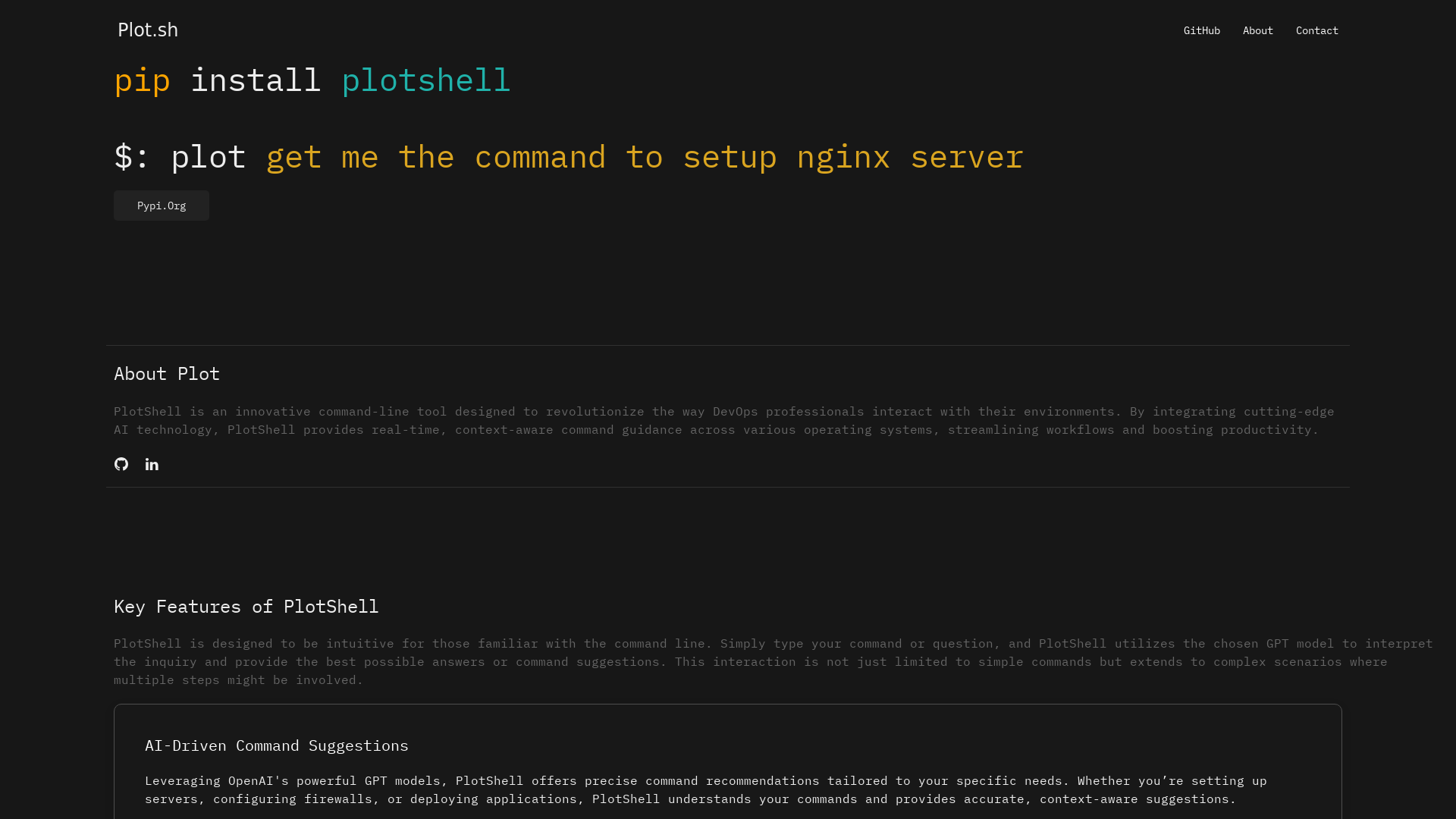 PlotShell: AI