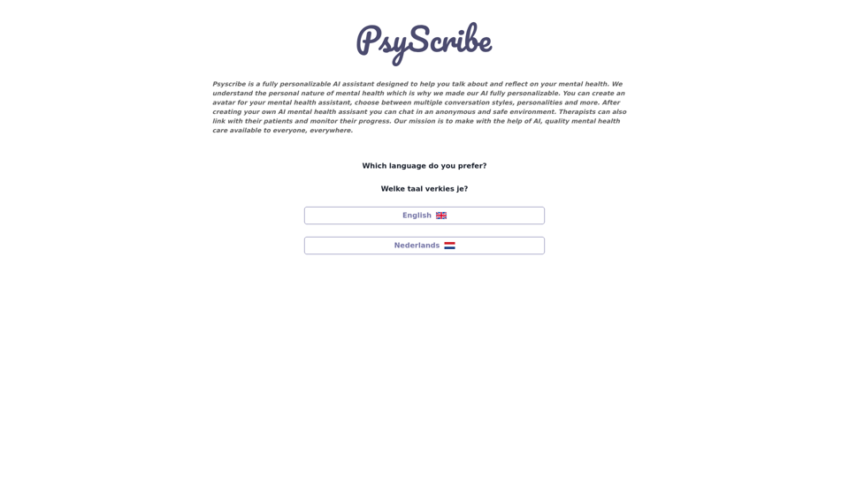 PsyScribe - Your AI Therapist And Mental Health Support