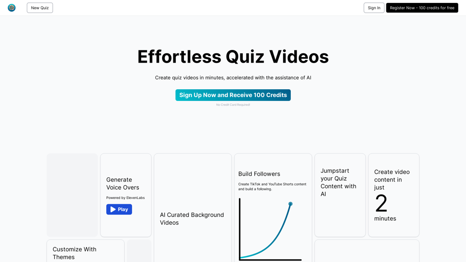 QuizTok - Create and Share Educational Quizzes