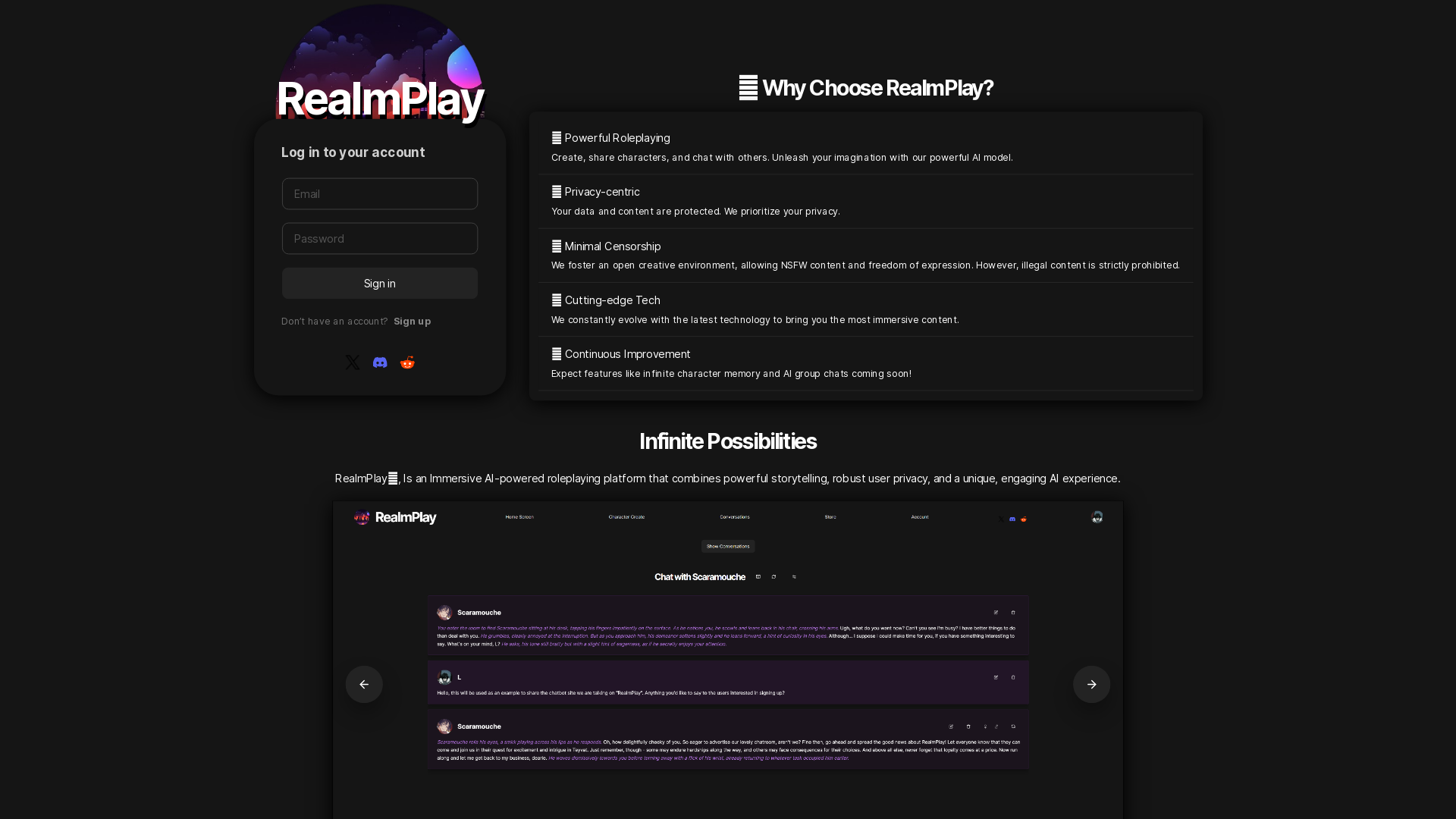 RealmPlay screenshot