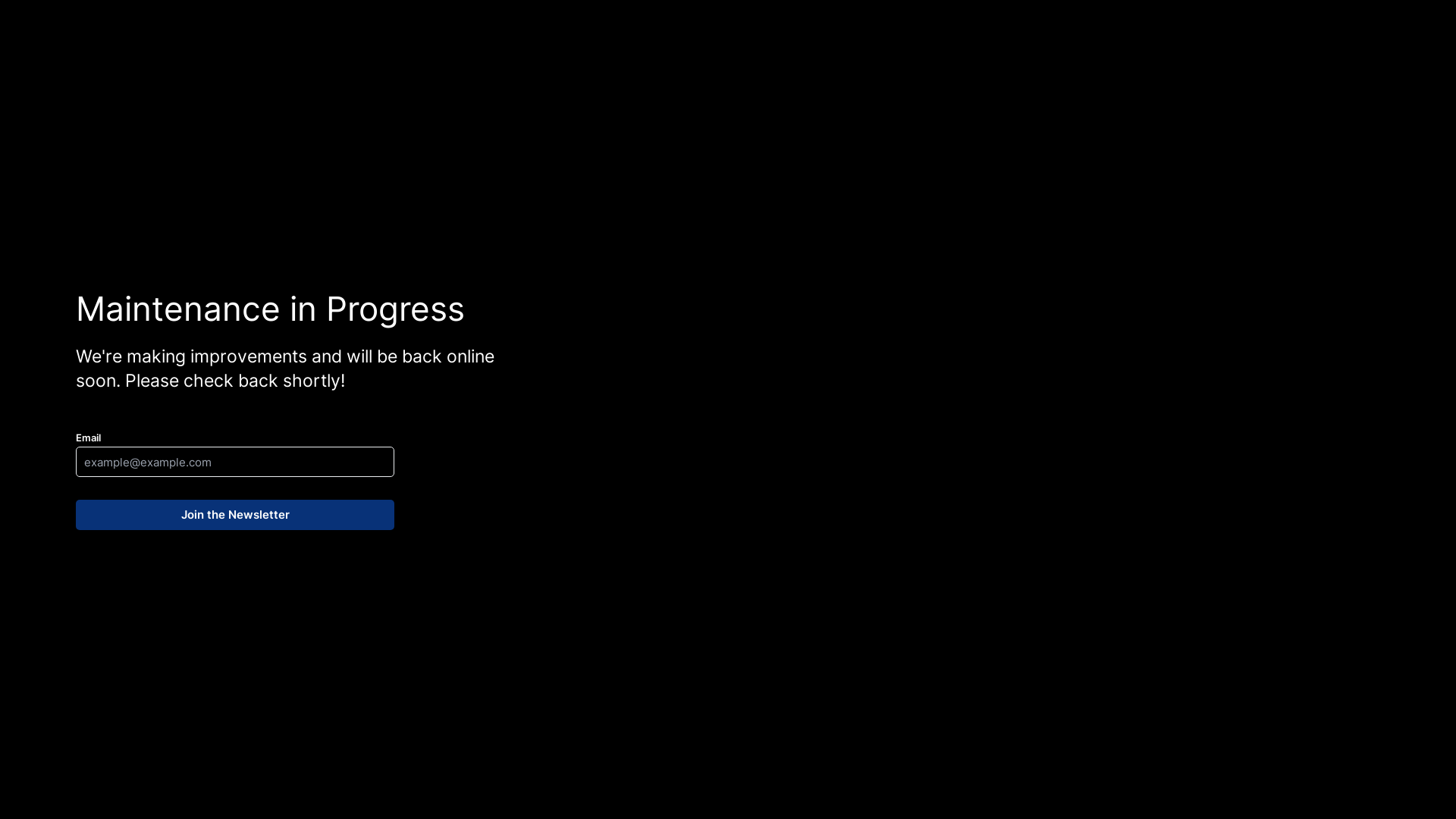Maintenance