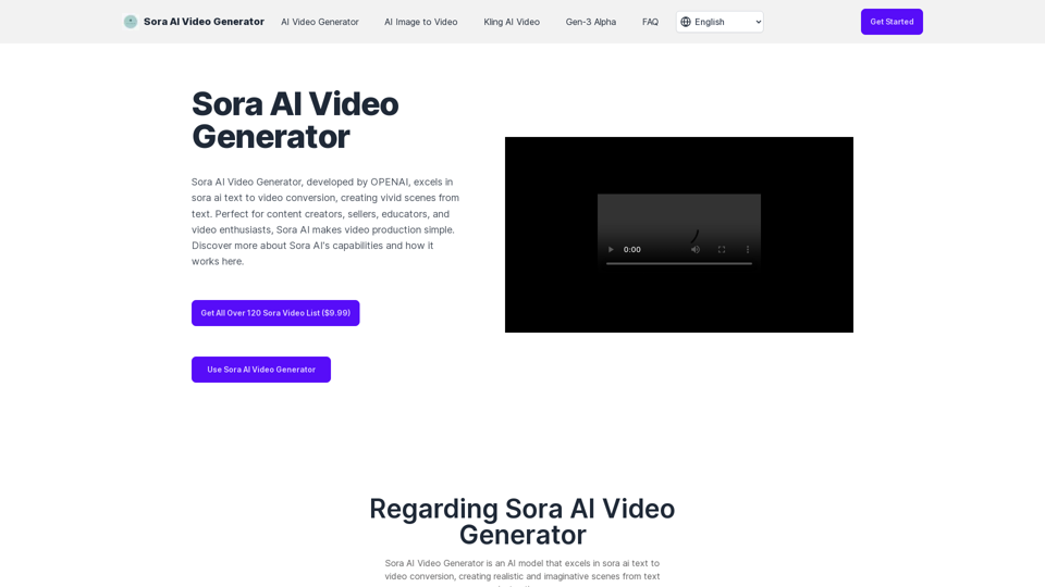 Sora AI: Transform Text into Videos Online free