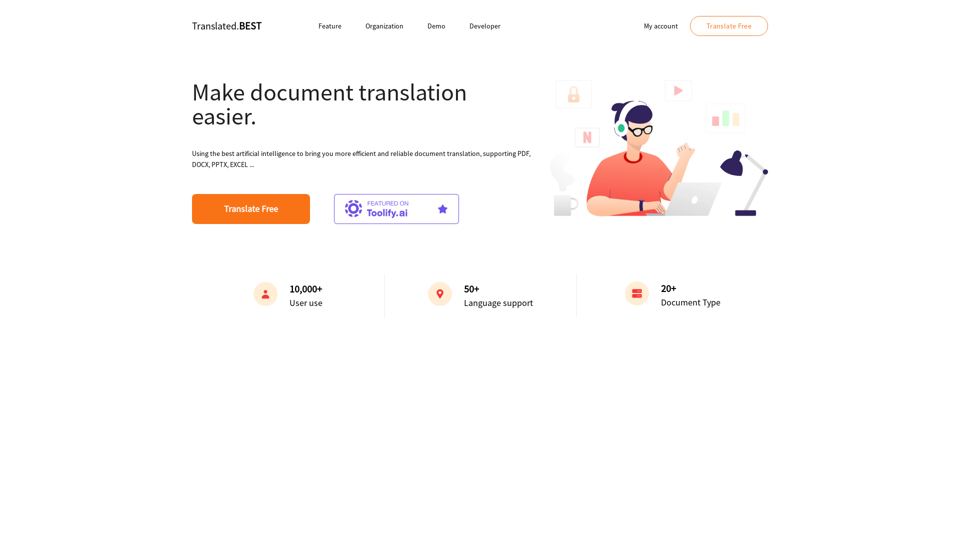 Document translation: PDF, DOCX, XLSX, PPT, EPUB | TranslatedBest