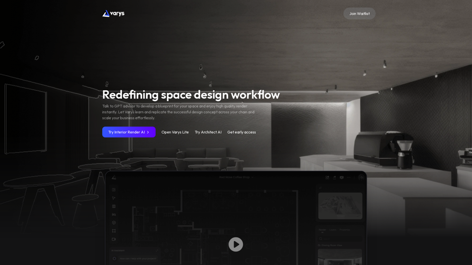 Varys AI - interior design AI for professional, GPT for room and space