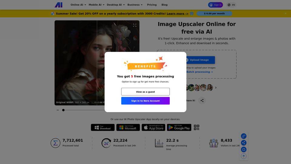 AI Image Upscaler | Upscale & enhance photos