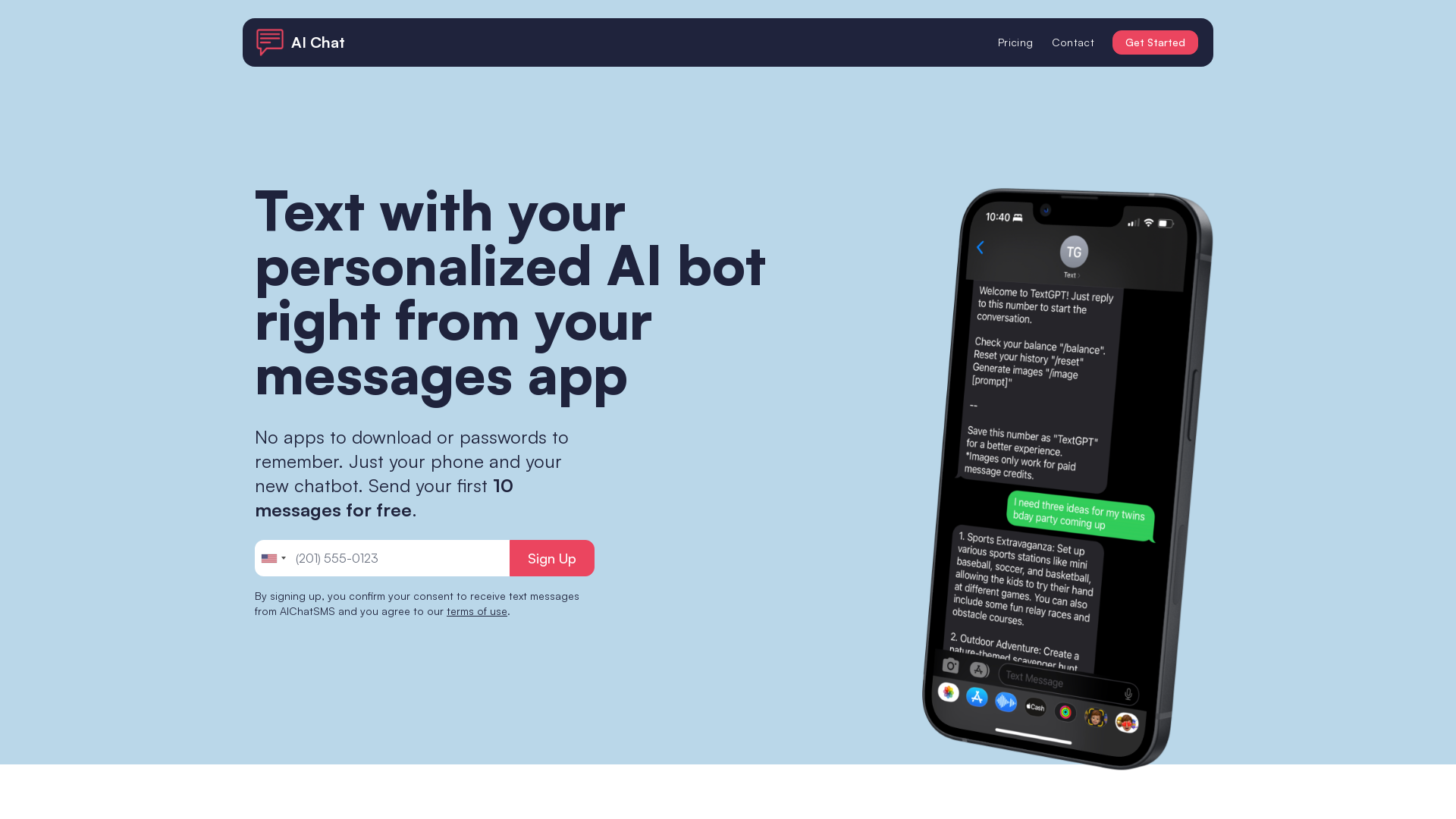 AI right in your text messages